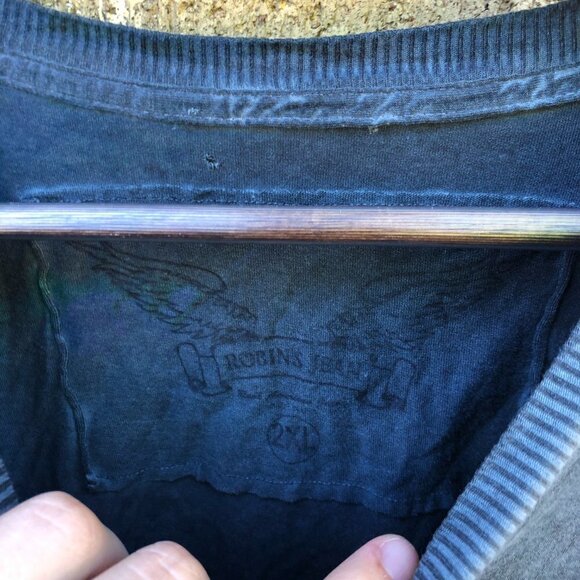 Vintage Robin's Jeans Studded T Shirt XXL - Picture 3 of 5